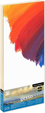 Ampersand Art Supply Museum Series Gessobord | 12x24 | 1/8" Flat Profile | by AmpersandArtSupply