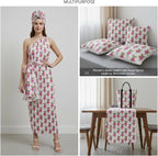 E-Tailor® Hand-Block Printed Pre-Cut Cotton Fabric Ideal - Image 7