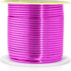 Mandala Crafts 14 Gauge Magenta Anodized Aluminum Craft Wire, 60 FT | Colored - Image 2