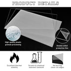 Roowest 6 Pcs 29 x 59 Inch, 1 mm Thick Clear Acrylic Sheets Plastic Transparent - Image 4