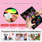 ZMLM Scratch Paper Art-Crafts Gift: 2 Pack Rainbow Notebooks Supplies Toys - Image 7