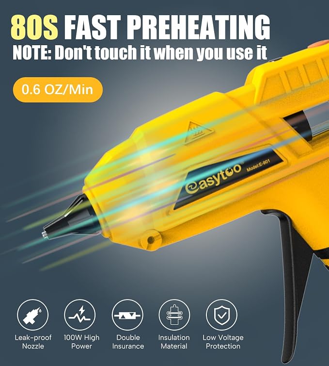 Hot Glue Gun Cordless – Craft Glue Guns, Compatible - Image 4