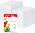 Simetufy 5x7inch 120 Pack Small Painting Canvas Boards- Gesso Primed | by Simetufy