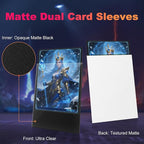 200 Pack Card Sleeves, Matte Dual Trading Card Sleeves - Image 2