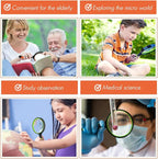 Leffis 2 Pack 10X Magnifying Glass - Image 6