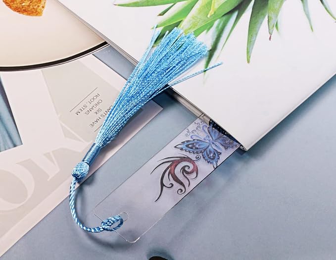 Blank Clear Acrylic Bookmarks Penta Angel 20Pcs Plastic Craft Transparent - Image 6