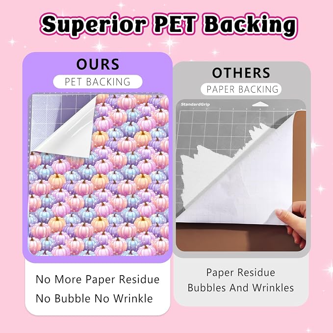 Purple Halloween Permanent Adhesive Vinyl 10 Sheets 12'' x 10'' | Colorful - Image 4
