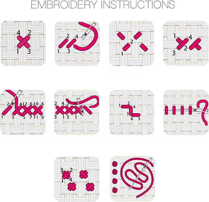 Foxhool Stamped Cross Stitch Kits, 11CT Printed Cross Stitch Pattern Full - Image 6