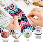 ACRNIGHEET 6PCS Cross Stitch Bookmark Kit - Image 4