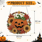JJFox Diamond Art Hanging Kit for Adult, Special Shaped Rhinestone, DIY Acrylic - Image 7