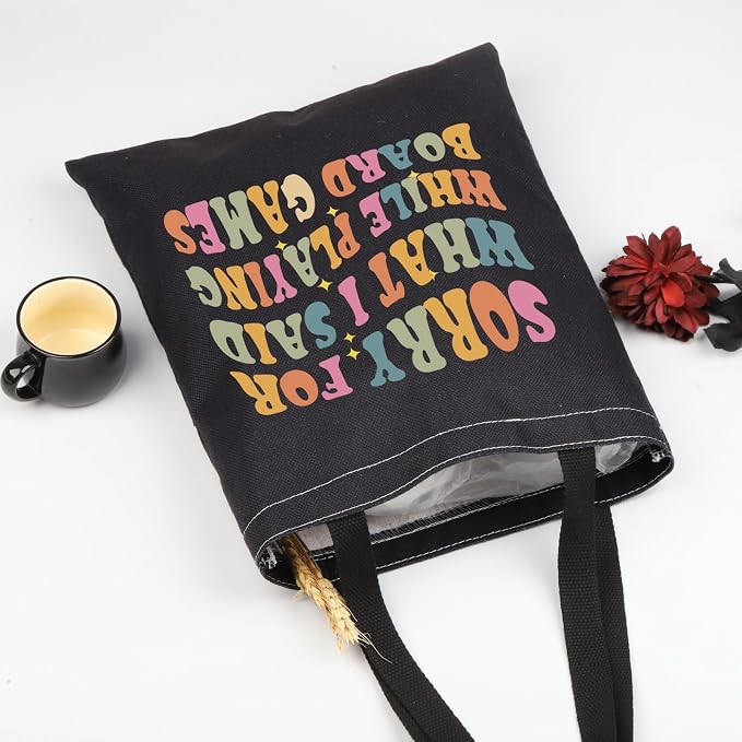 JXGZSO Board Games Tote Bag Board Game Gift Game Night Shoulder Bag Board Games - Image 7