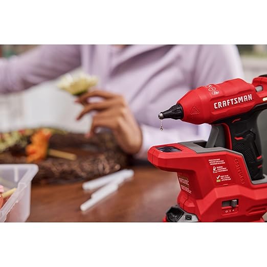 CRAFTSMAN V20 Mini Cordless Hot Glue Gun and Sticks Set - Image 2