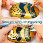 Funto Acrylic Paint Pens for Rock Painting, 12 Colors Paint Marker Set - Image 5