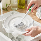 Amazer 4 Pack Dish Brush with Handle, 2 Kitchen Scrub Brushes - Image 9