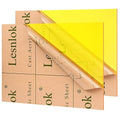 Lesnlok Yellow Acrylic Sheets 1/8 inch Thick 3mm 2 Pack 16 x 20 Clear by Lesnlok