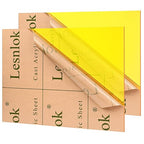 Lesnlok Yellow Acrylic Sheets 1/8 inch Thick 3mm 2 Pack 12 x 16 Clear by Lesnlok