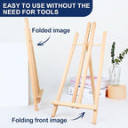 ESRICH 2pcs 17 Inch Tabletop Easels, Easel Stand - Image 4