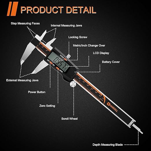 HARDELL Digital Caliper 6 Inch - Image 2