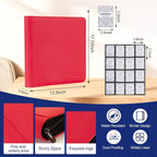 Card Binder – 1024 Capacity, Zippered Trading Card Holder - Image 2