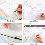 Lineon Erasable Gel Pens, 20 Colors Retractable 0.7mm Fine Point Erasable Pens - Image 7