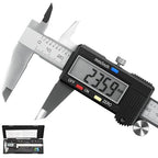 Caliper Measuring Tool, Qfun Vernier Digital Caliper Stainless Steel 6 by Qfun