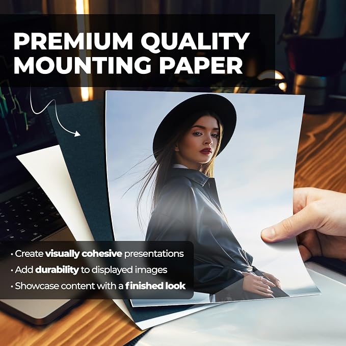 Dunwell Art Portfolio 8.5x11 Folder, Mounting Paper, Portfolio Binder - Image 6