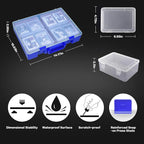ALCYON 1600+ Trading Card Storage Box, Waterproof Plastic TCG Card Organizer - Image 3