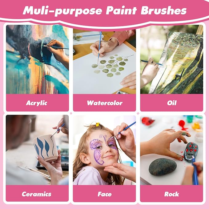 Small Paint Brushes Bulk - Image 4