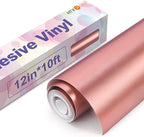 HTVRONT Rose Gold Matte Metallic Permanent Vinyl by HTVRONT