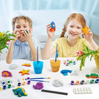 Juboury Kids Arts and Crafts Plaster Painting Craft Kit Art Set - Image 4