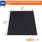 MAGZO 5Pcs Adhesive Foam Padding 1/4 in Thick X 12 in X 8 in | Closed Cell - Image 2