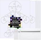 Hygloss 8 Blank Person-Shaped Puzzles by HyglossProductsInc