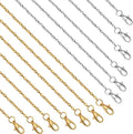 Lemonkey 24 Pack Necklace Chains Bulk by Lemonkey