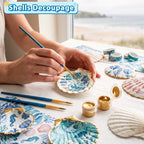 20Pcs 3-4 Inch Scallop Shells for Crafts, Natural White Scallop Shells for - Image 4