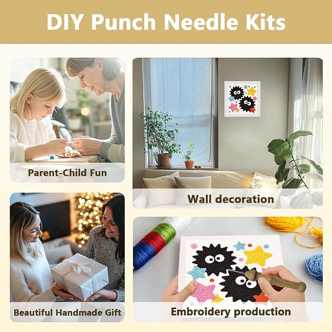 Doodlream Cute Black Elves Needle Kit - Image 4
