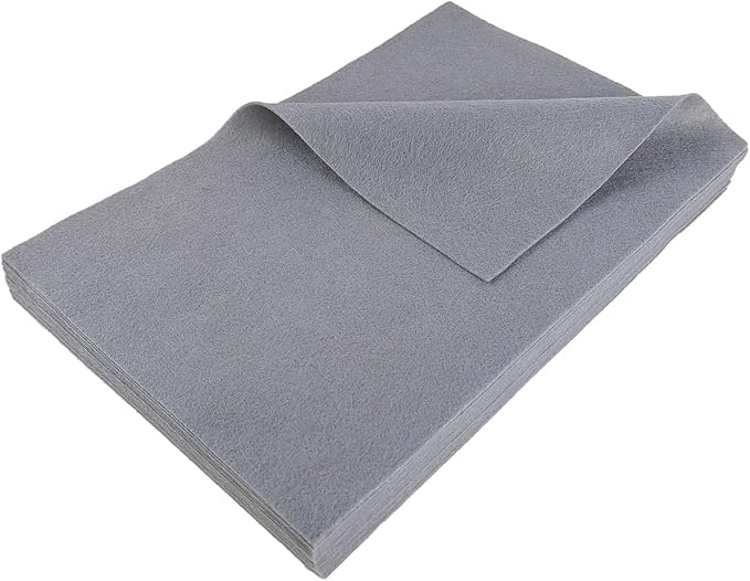 Jtnohx Color Felt, Soft Felt Sheets, 1.4mm Thick 8"x12" Handicraft Felt Fabrics by Jtnohx