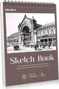 Sketch Book 8.5×11 inch, Spiral Bound Sketch Pad 50 Sheets, Acid-Free Sketchbook by Prudiut