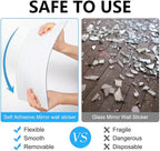Acrylic Mirror Sheet for Wall, 15.7" x 19.6" x 1Pcs | Large Rectangular Mirror - Image 4