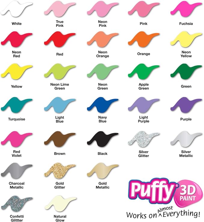 Puffy Bulk Buy Paint 30 Pack Premium Quality 3D Paint Set. Safe - Image 7