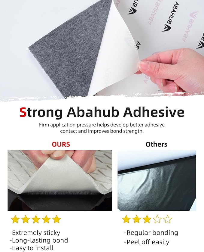 Abahub EVA Foam Boat Flooring Self-Adhesive Decking Surfboard Traction Pad | - Image 2