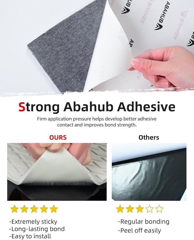 Abahub EVA Foam Boat Flooring Self-Adhesive Decking Surfboard Traction Pad | - Image 2