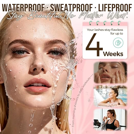 LASHVIEW Lash Cluster Glue Strong Hold, 3-4 Weeks Long-Lasting, Waterproof & - Image 2