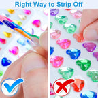 2102pcs Gems Stickers, Self Adhesive Gems - Image 5