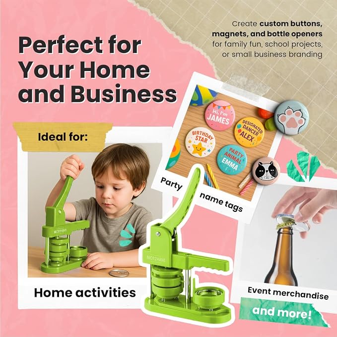 Button Maker Machine 2.25 Inch Pin Maker Kit - Image 5