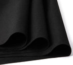 HaoFeijh Black Felt Fabric 36" x 36", 1.4mm Thick Soft Black Felt Fabric Sheet by HaoFeiJH