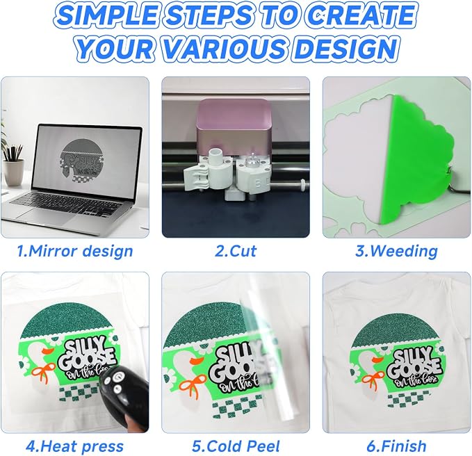 FUNKAKA Heat Transfer Vinyl Bundle - Image 4