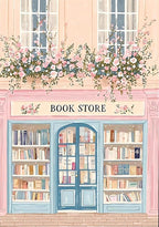 Book Store Cross Stitch Kits, Embroidery Starter Kit by Unknown