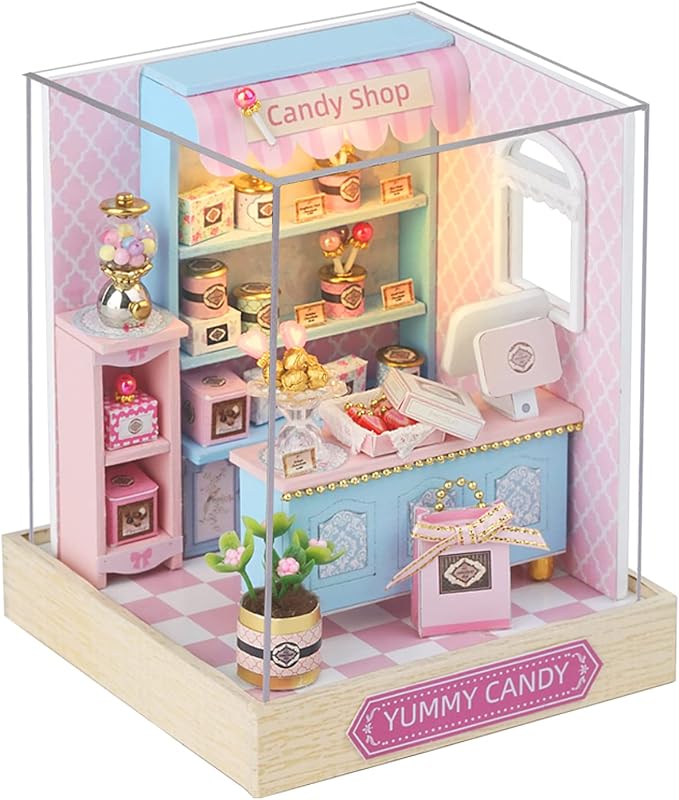 CUTEROOM DIY Doll House Miniature Furniture Wooden House Kit by CUTEROOM