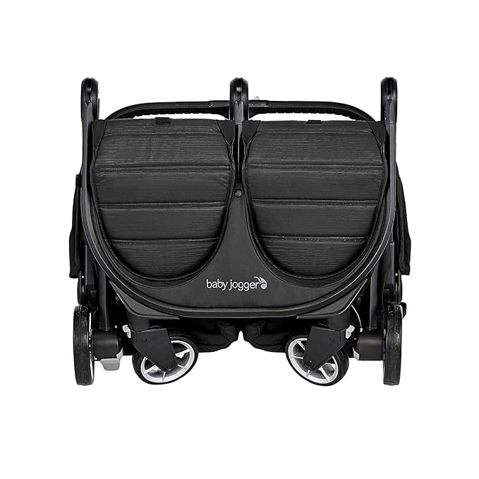 Baby Jogger City Tour 2 Double Stroller Compact & Sleek Twin Design with Easy-To-Maneuver Features Ideal for Growing Kids Plush Imported
