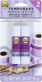 Aleene's No-Sew Temporary Fabric Glue Sticks, .28oz 2-Pack by Aleenes